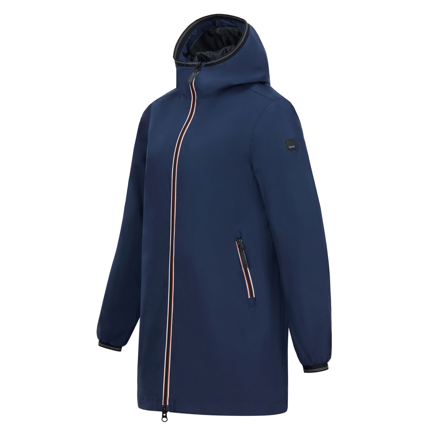 Navy - Side - Regatta Womens-Ladies Lenika Waterproof Jacket