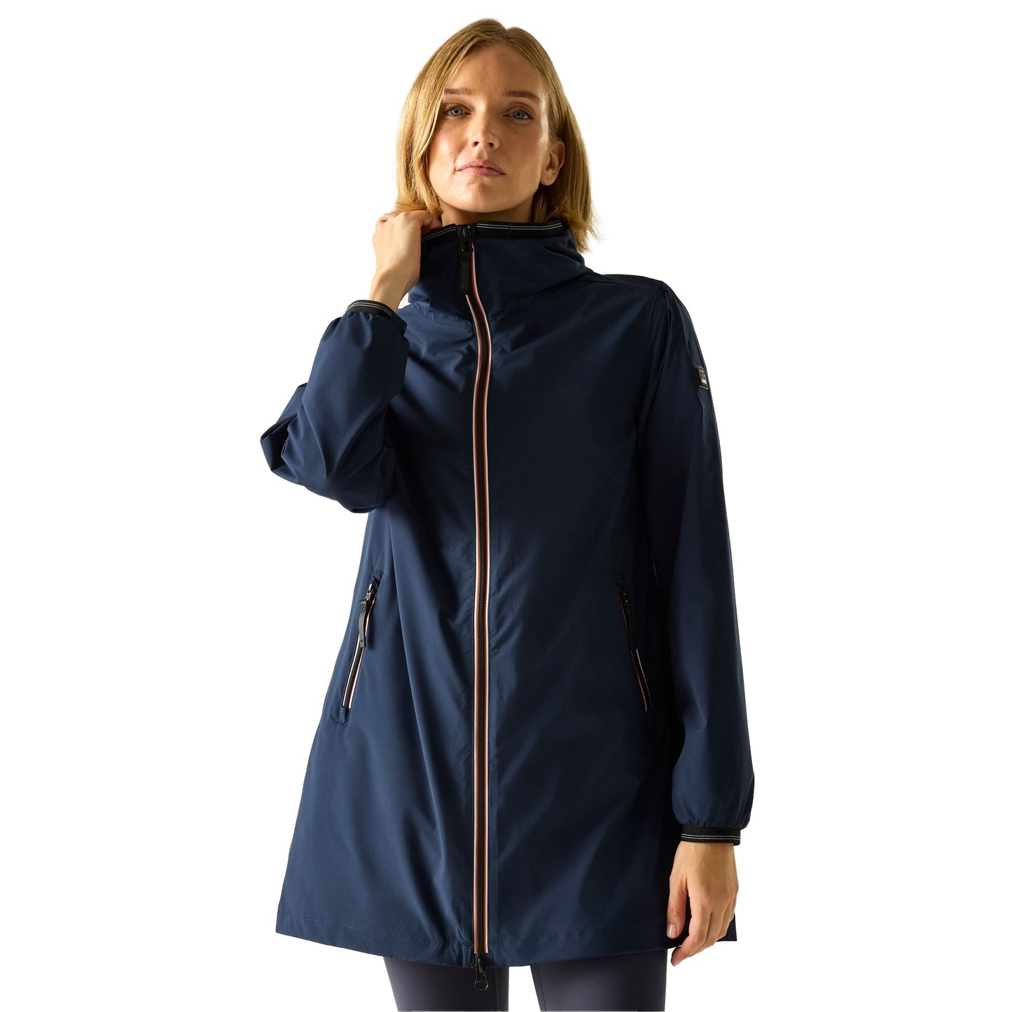 Navy - Lifestyle - Regatta Womens-Ladies Lenika Waterproof Jacket