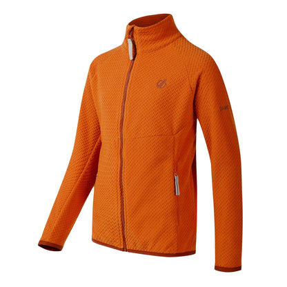 Burnt Orange - Side - Dare 2B Childrens-Kids Switch Out Midlayer