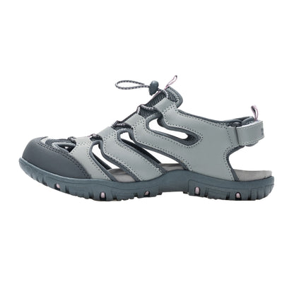 Dark Steel-Powder Lilac - Back - Regatta Womens-Ladies Westshore IV Sandals