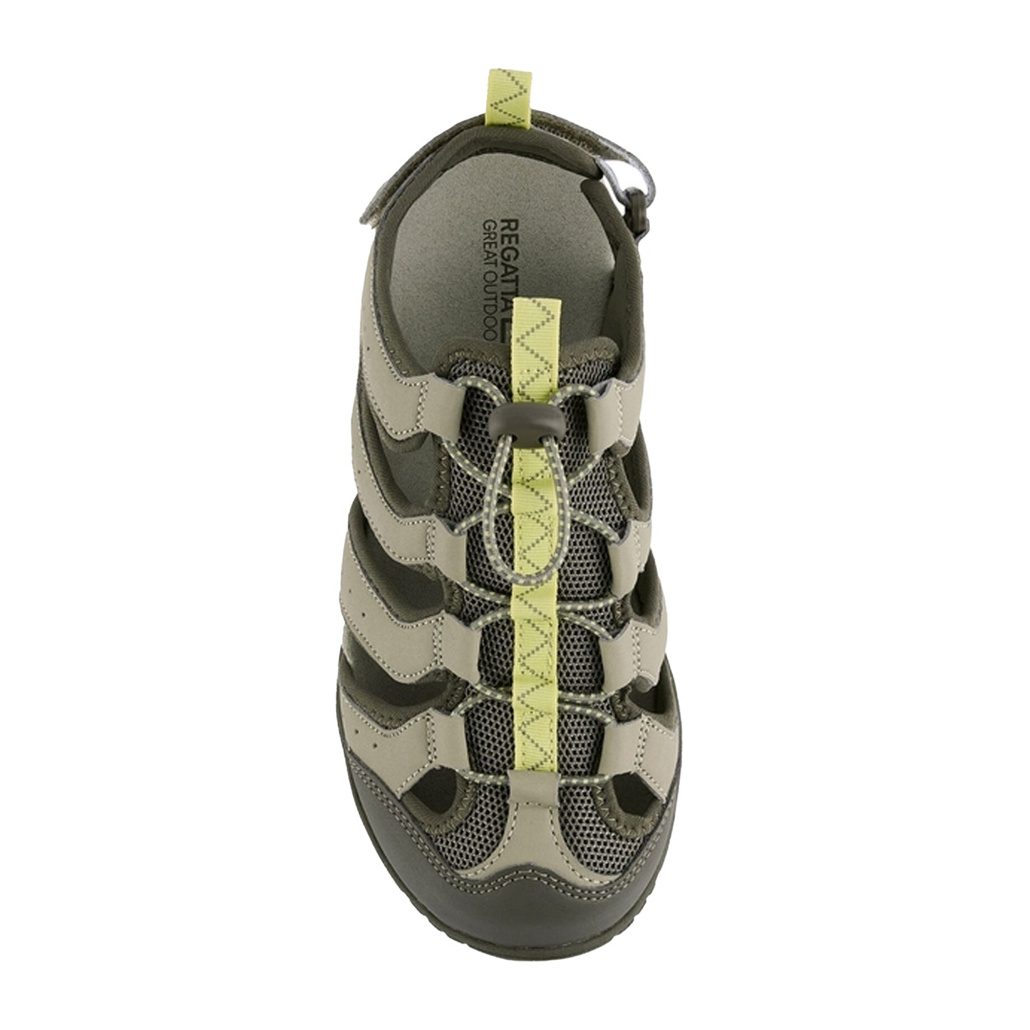 Parchment-Canary Yellow - Lifestyle - Regatta Womens-Ladies Westshore IV Sandals