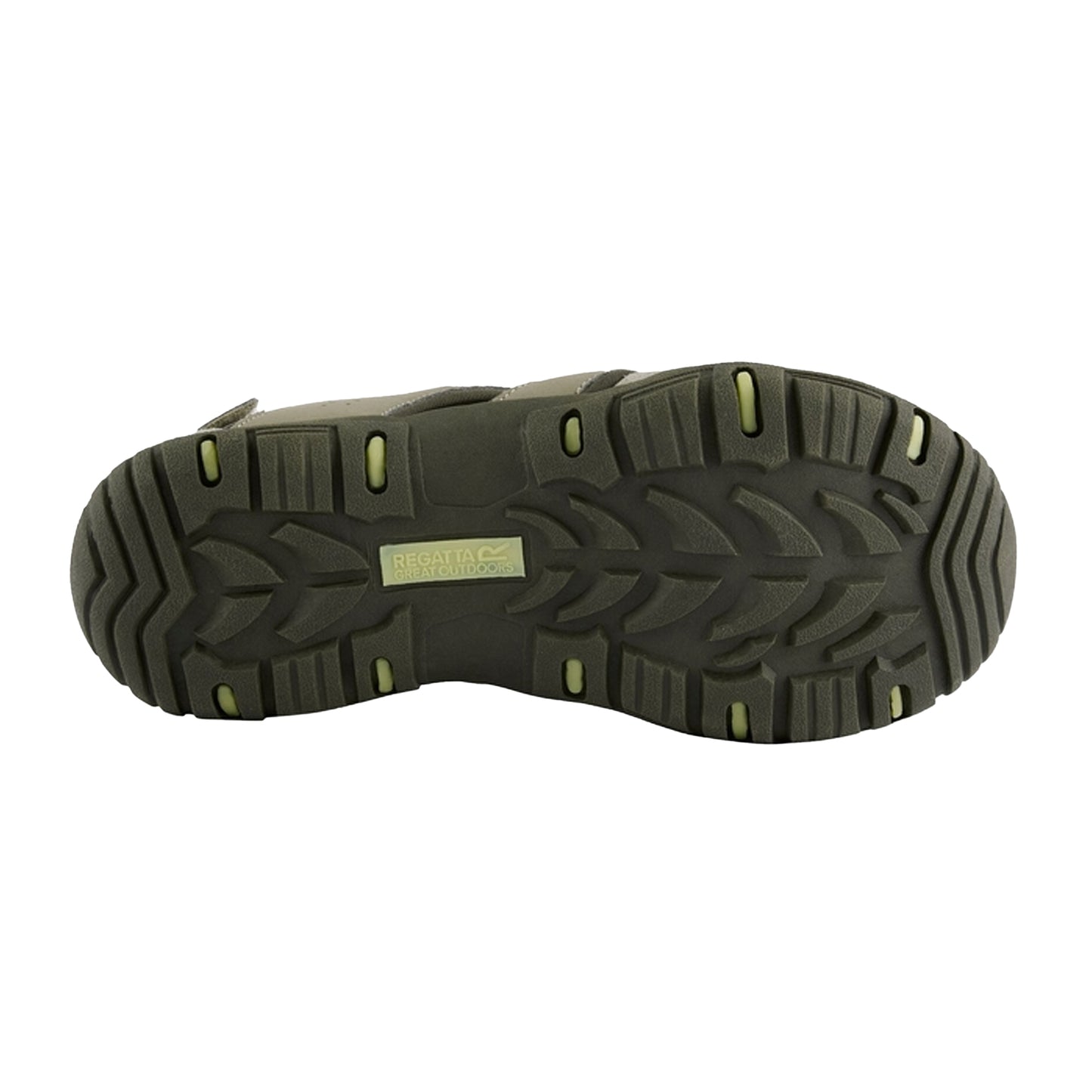 Parchment-Canary Yellow - Pack Shot - Regatta Womens-Ladies Westshore IV Sandals