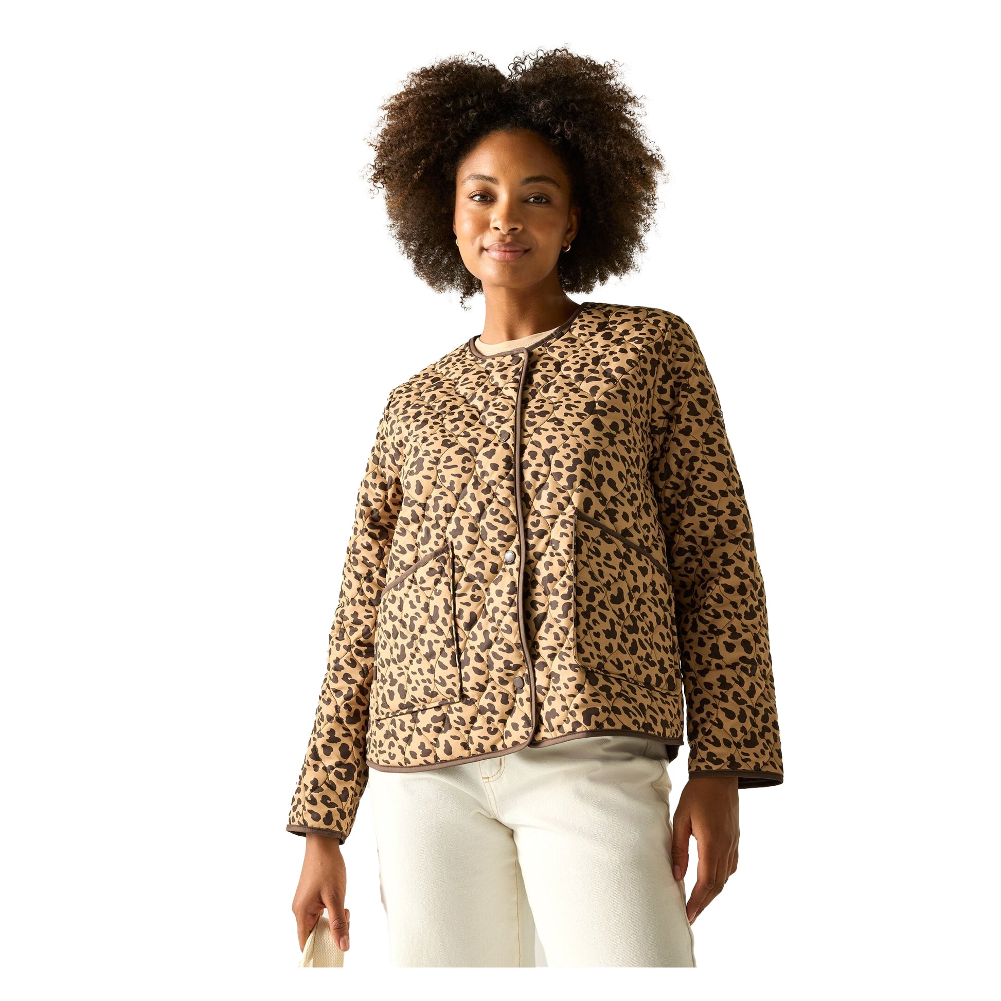 Multicoloured - Lifestyle - Regatta Womens-Ladies Mira Abstract Leopard Print Jacket
