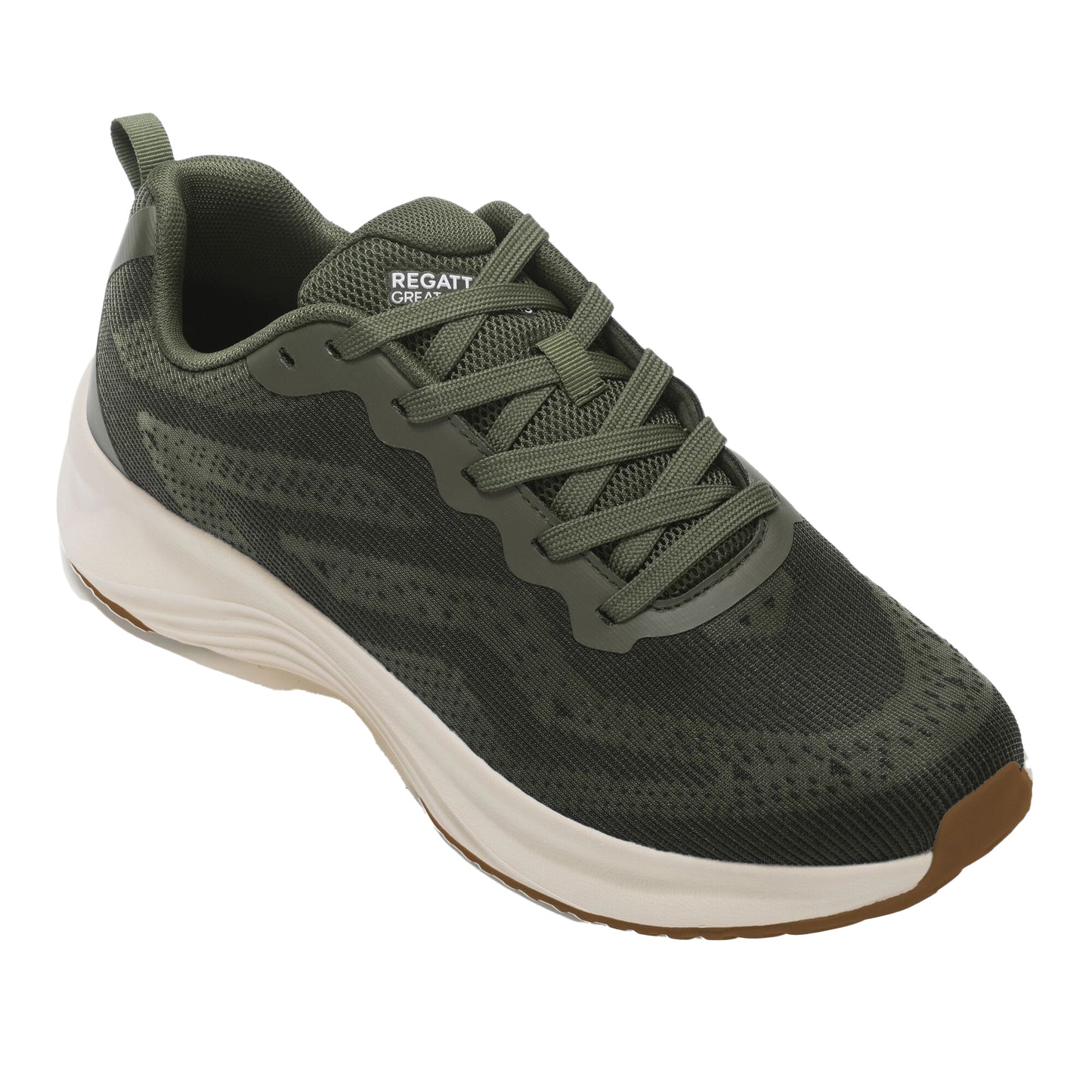Dark Khaki - Front - Regatta Mens Marine Sport II Trainers