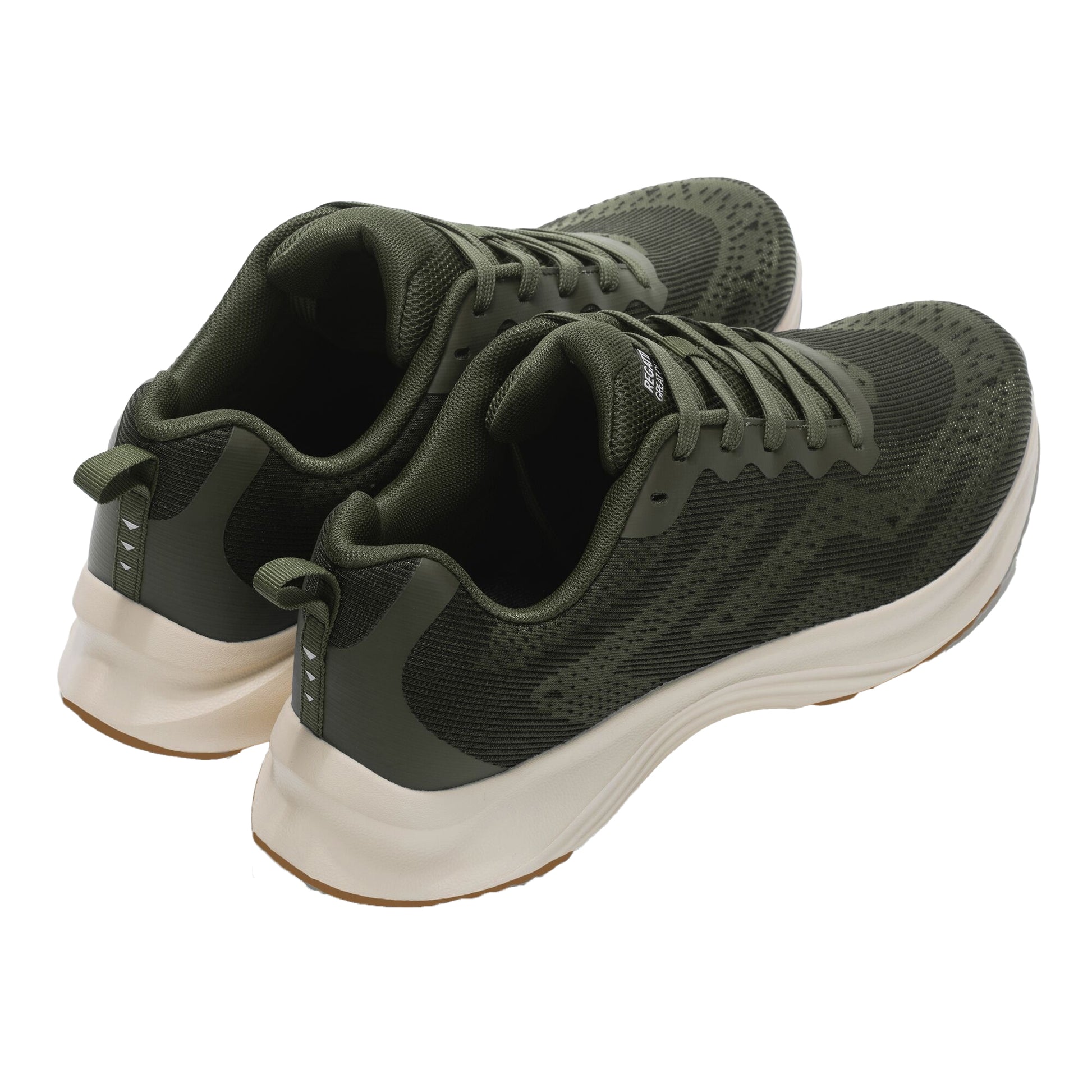 Dark Khaki - Back - Regatta Mens Marine Sport II Trainers