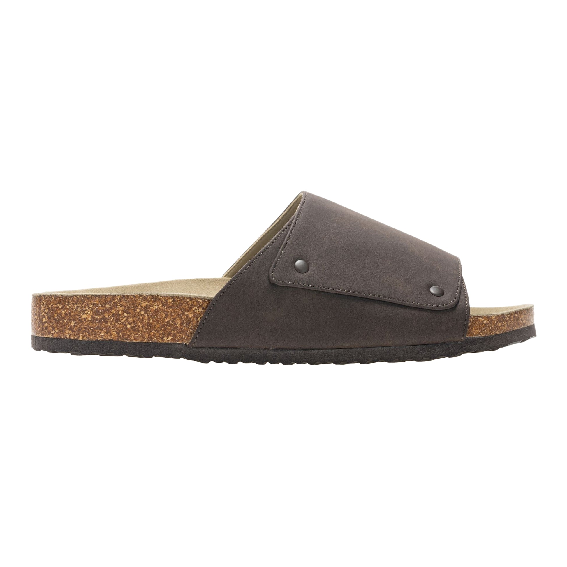 Peat - Side - Regatta Mens Coasten Synthetic Suede Sandals