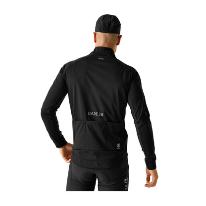 Black - Back - Dare 2B Mens Chaser Midlayer