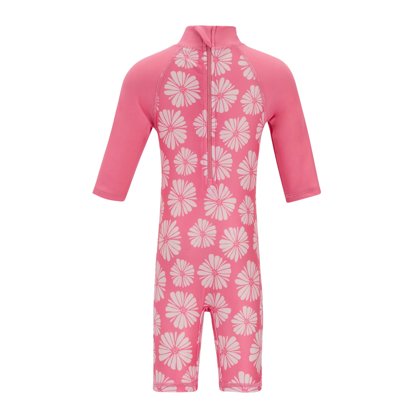 Pink Haze - Front - Regatta Childrens-Kids Flow Print Rash Suit