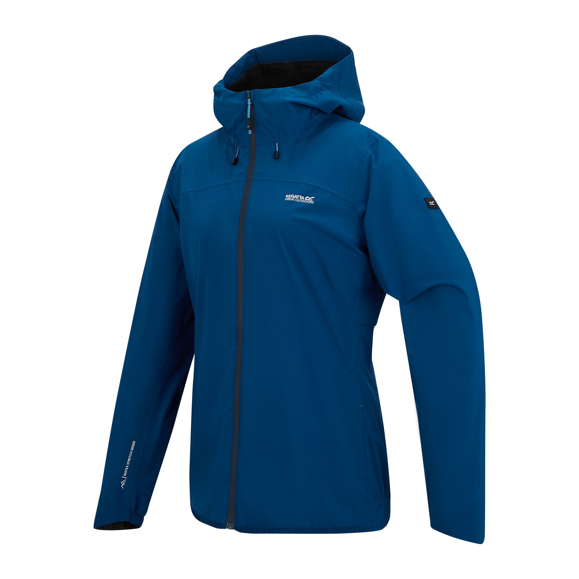 Aviator Blue - Side - Regatta Womens-Ladies Radler Waterproof Jacket