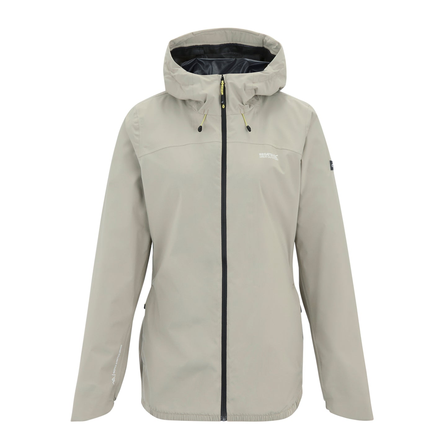 Parchment - Front - Regatta Womens-Ladies Radler Waterproof Jacket