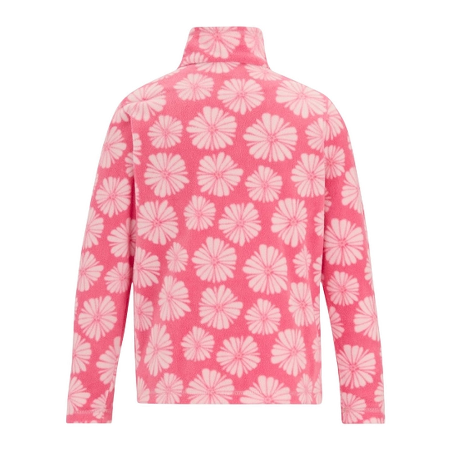 Pink Haze - Back - Regatta Childrens-Kids Hot Shot II Flower Fleece Top