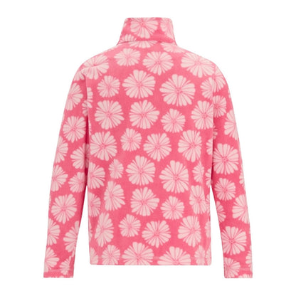 Pink Haze - Back - Regatta Childrens-Kids Hot Shot II Flower Fleece Top