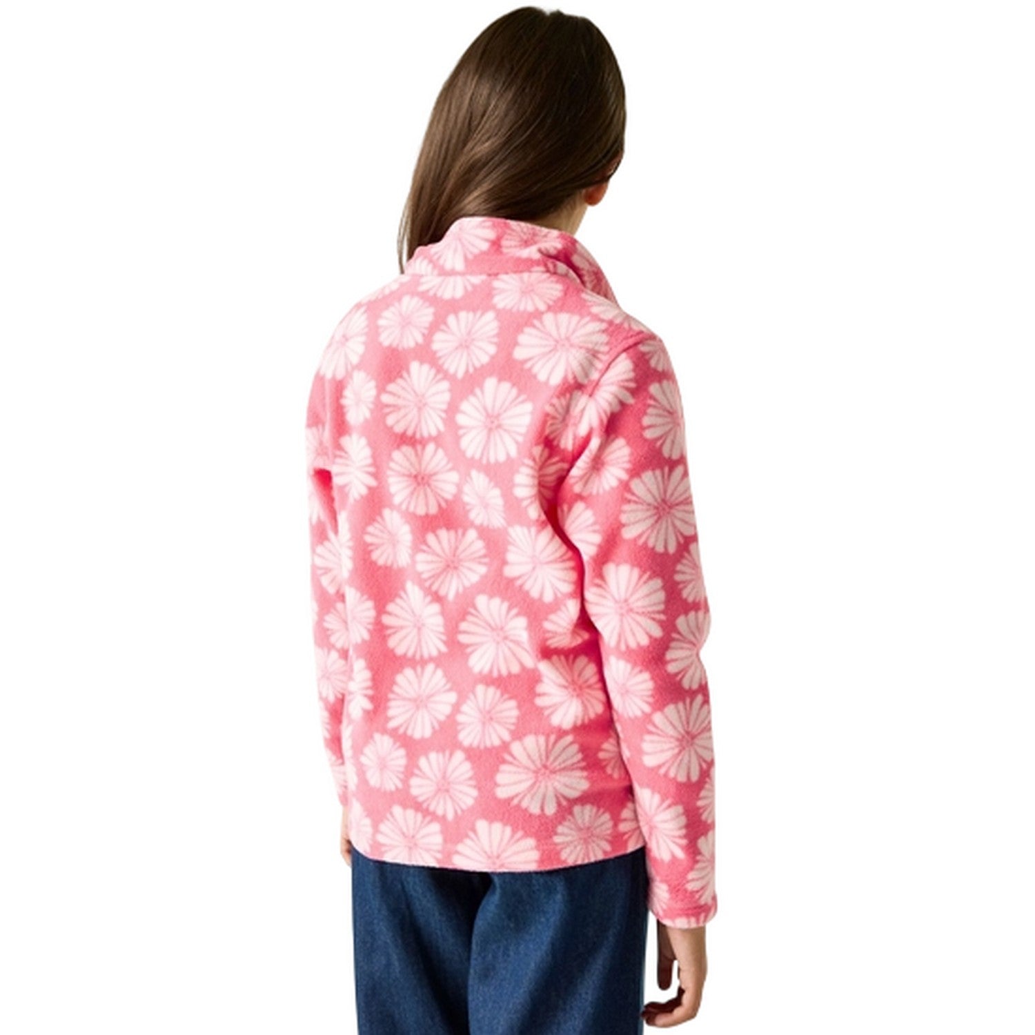 Pink Haze - Pack Shot - Regatta Childrens-Kids Hot Shot II Flower Fleece Top