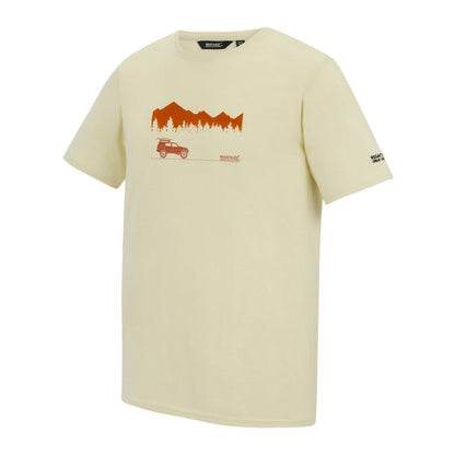 White Stone - Side - Regatta Mens Cline IX Wilderness T-Shirt