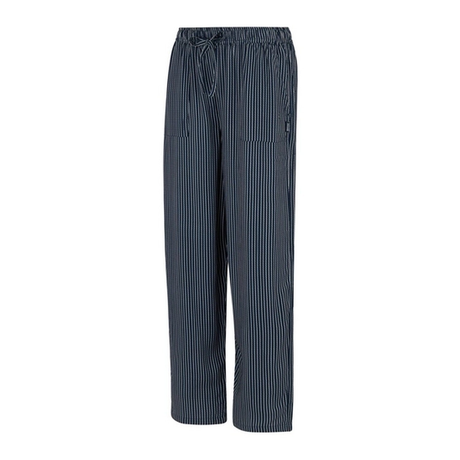 Navy-White - Side - Regatta Womens-Ladies Elbrie Vertical Stripe Trousers