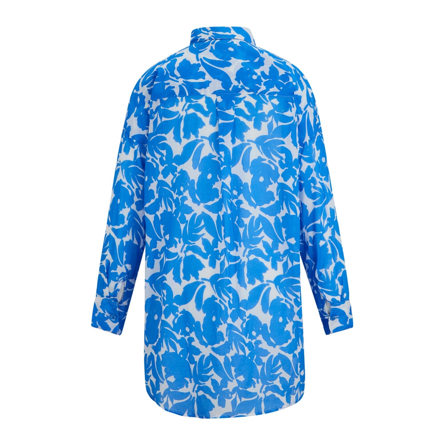 Blue - Back - Regatta Womens-Ladies Flower Shirt