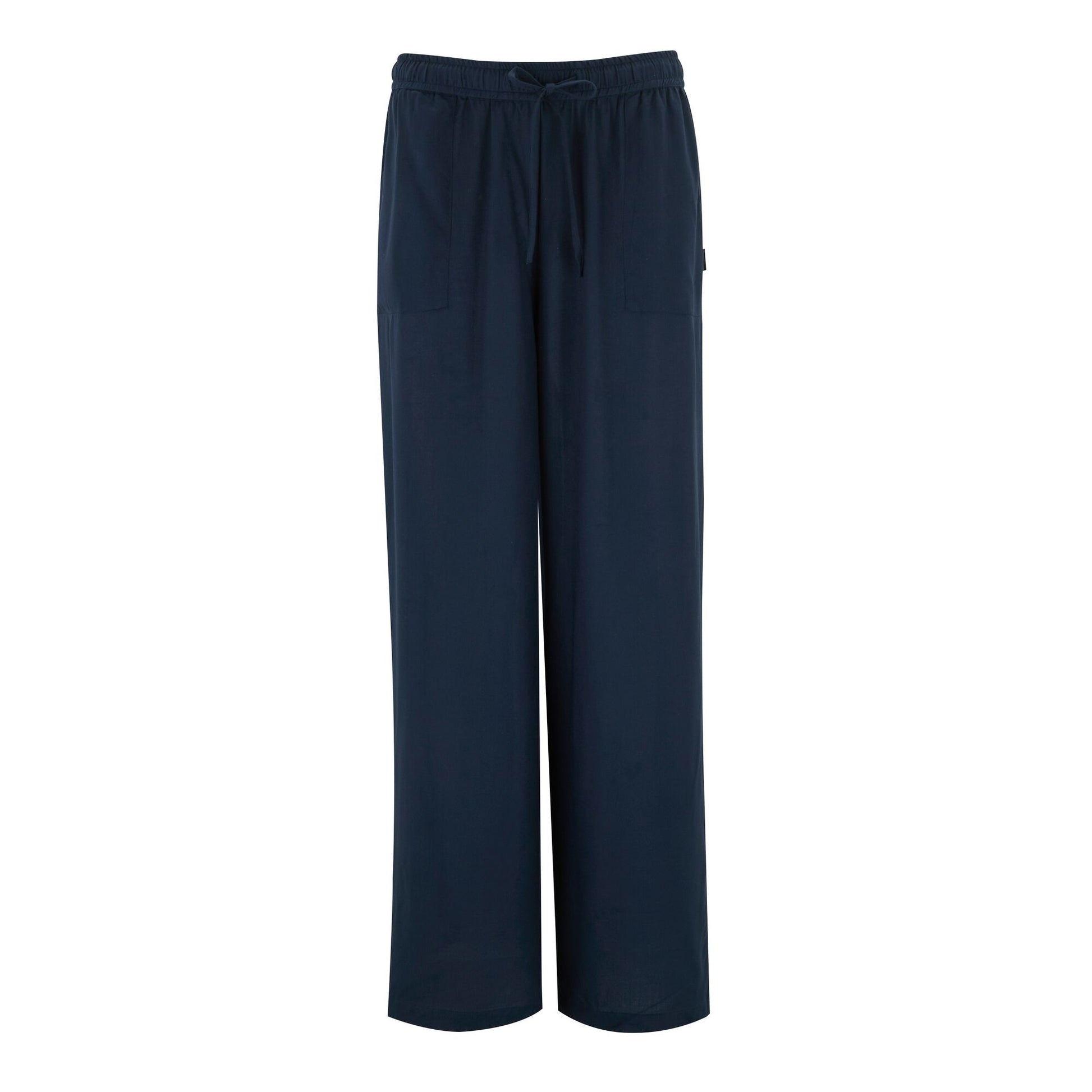 Navy - Front - Regatta Womens-Ladies Elbrie Plain Trousers