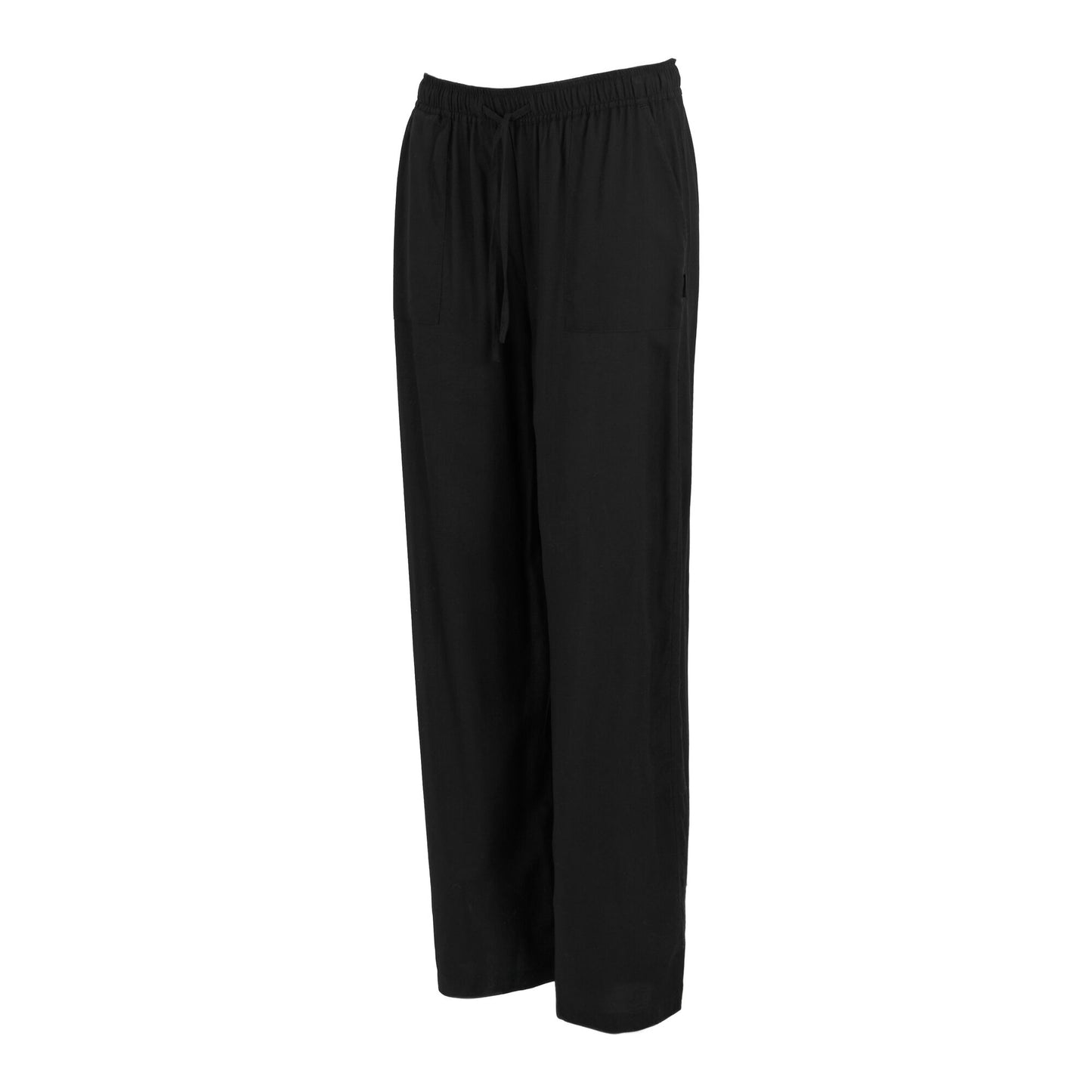 Black - Side - Regatta Womens-Ladies Elbrie Plain Trousers
