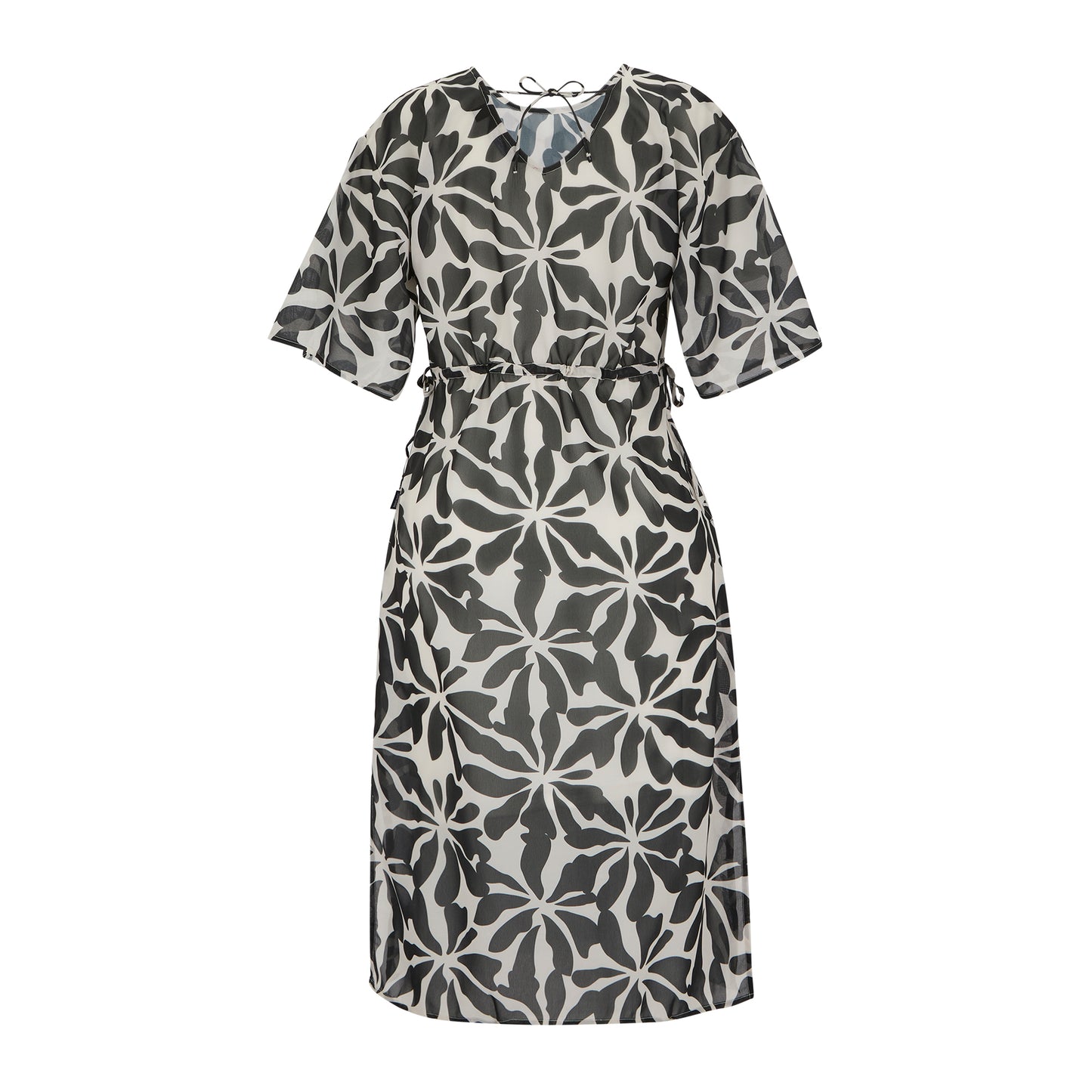 Multicoloured - Back - Regatta Womens-Ladies Avorno Abstract Floral Kaftan