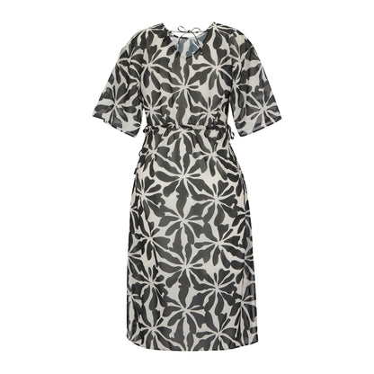 Multicoloured - Back - Regatta Womens-Ladies Avorno Abstract Floral Kaftan