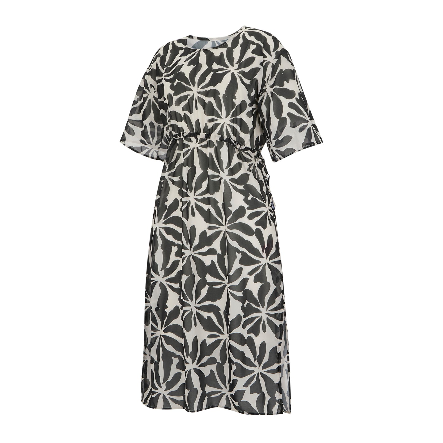 Multicoloured - Side - Regatta Womens-Ladies Avorno Abstract Floral Kaftan