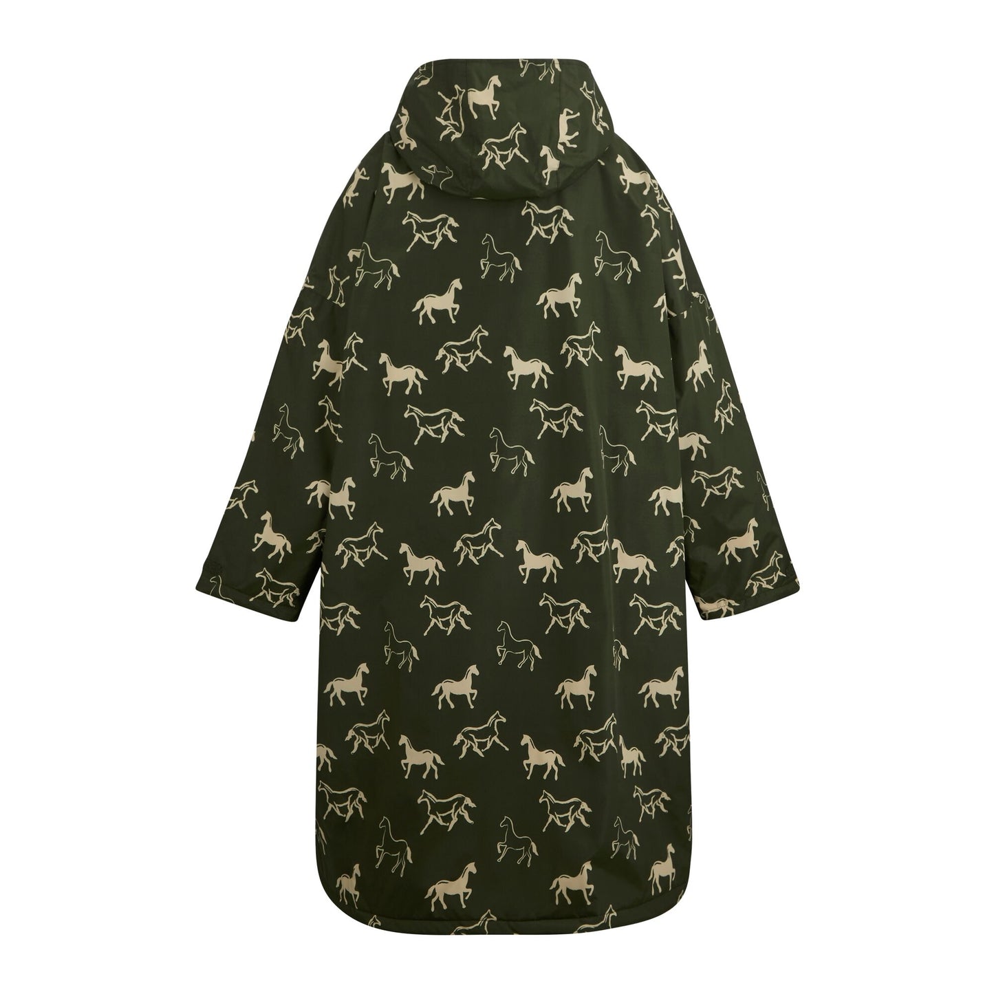 Dark Khaki - Back - Regatta Unisex Adult Horse Waterproof Changing Robe