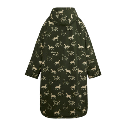 Dark Khaki - Back - Regatta Unisex Adult Horse Waterproof Changing Robe