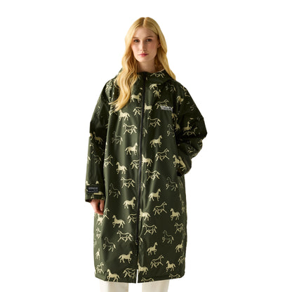 Dark Khaki - Lifestyle - Regatta Unisex Adult Horse Waterproof Changing Robe
