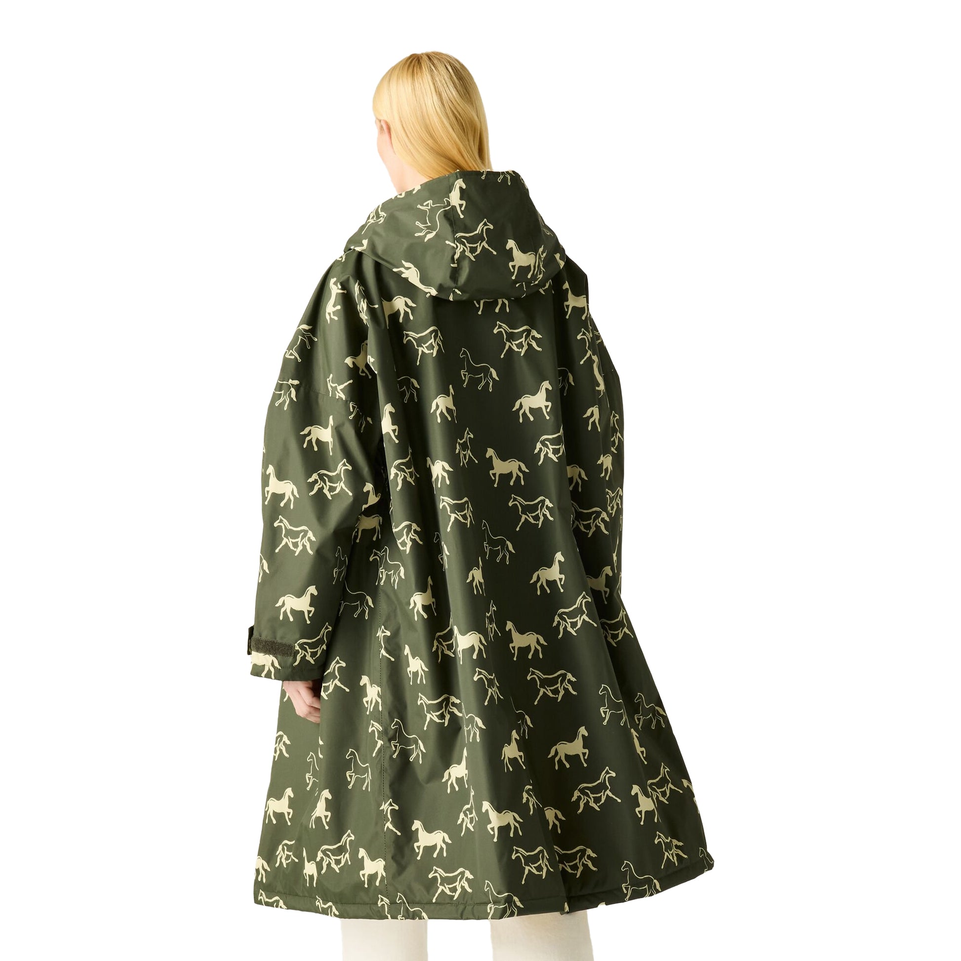Dark Khaki - Pack Shot - Regatta Unisex Adult Horse Waterproof Changing Robe