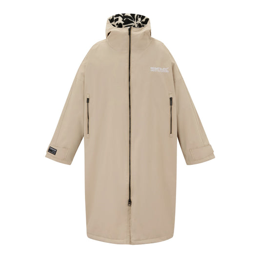 White Pepper - Front - Regatta Unisex Adult Abstract Floral Waterproof Changing Robe