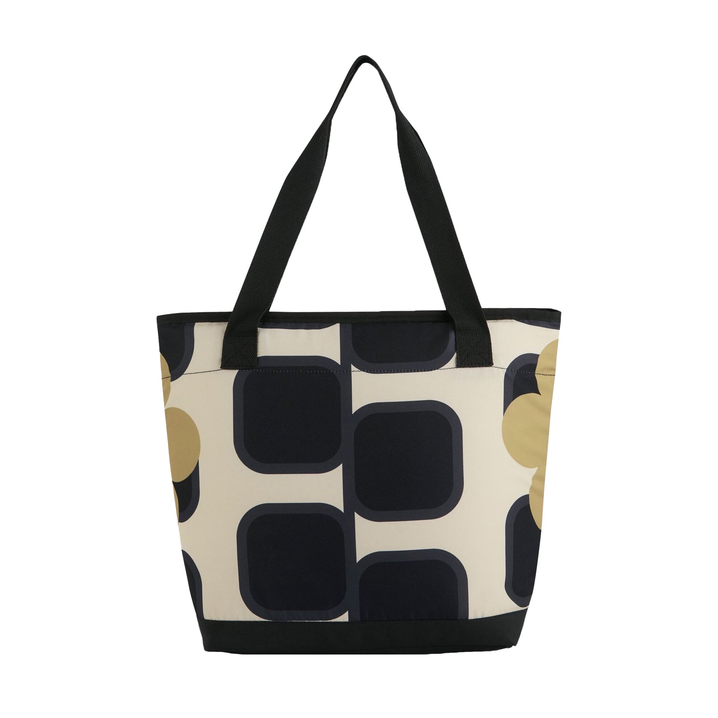 Monochrome - Back - Regatta Orla Kiely 16L Flower Cooler Tote Bag
