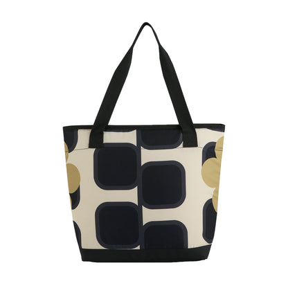 Monochrome - Back - Regatta Orla Kiely 16L Flower Cooler Tote Bag