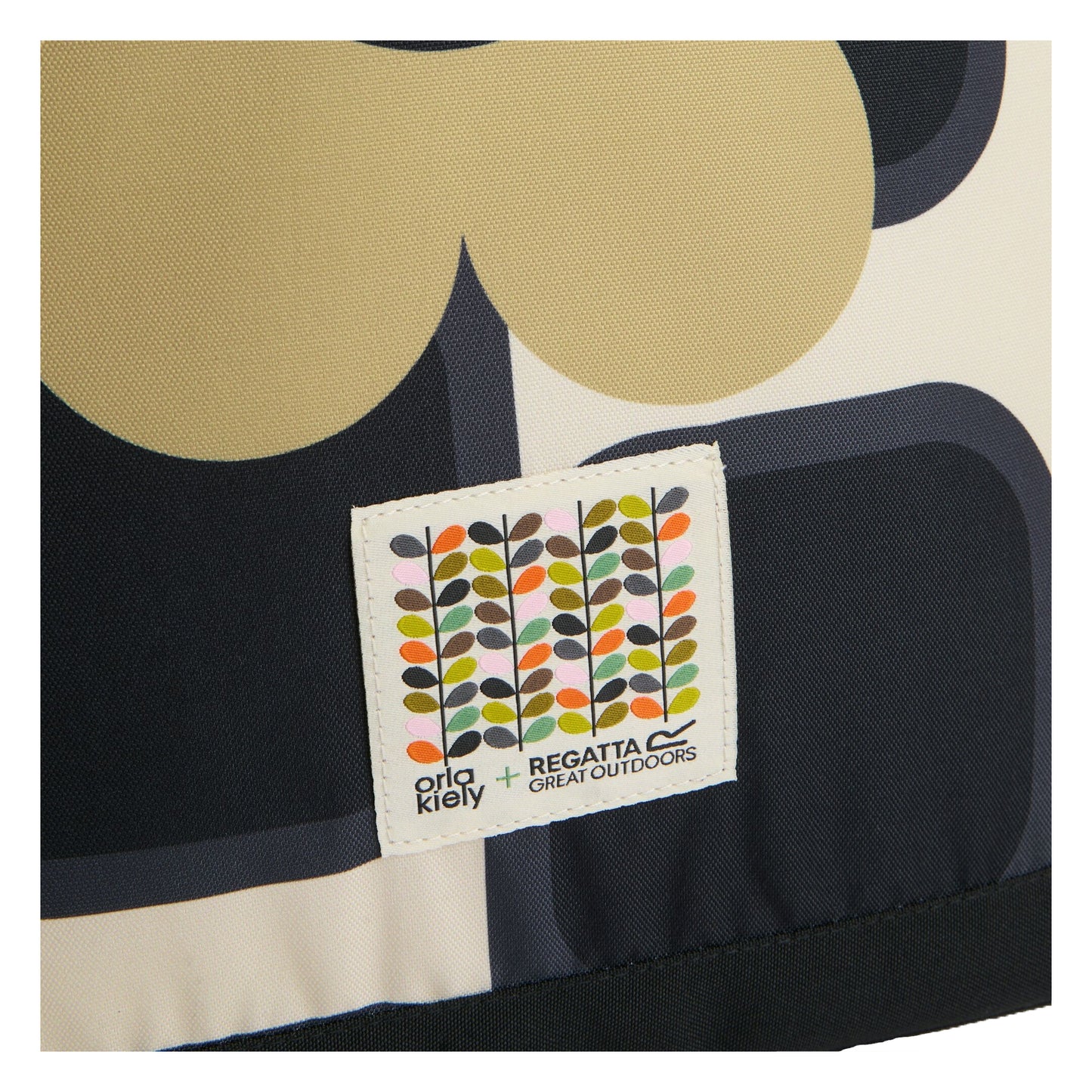 Monochrome - Pack Shot - Regatta Orla Kiely 16L Flower Cooler Tote Bag