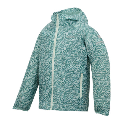 Ocean Mist - Side - Regatta Childrens-Kids Animal Print Waterproof Jacket