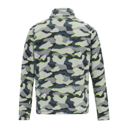Dark Storm - Back - Regatta Childrens-Kids Hot Shot II Camo Fleece Top