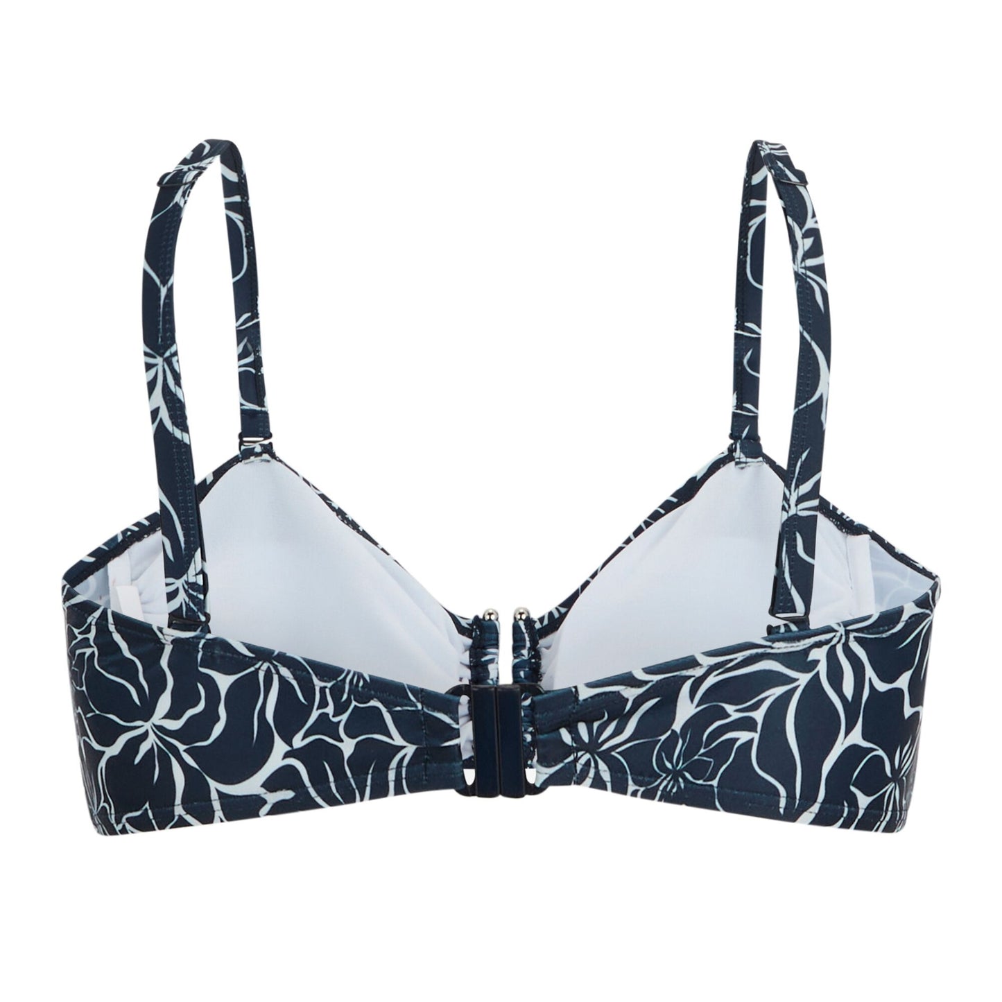 Navy - Back - Regatta Womens-Ladies Aceana III Floral Paradise Bikini Top