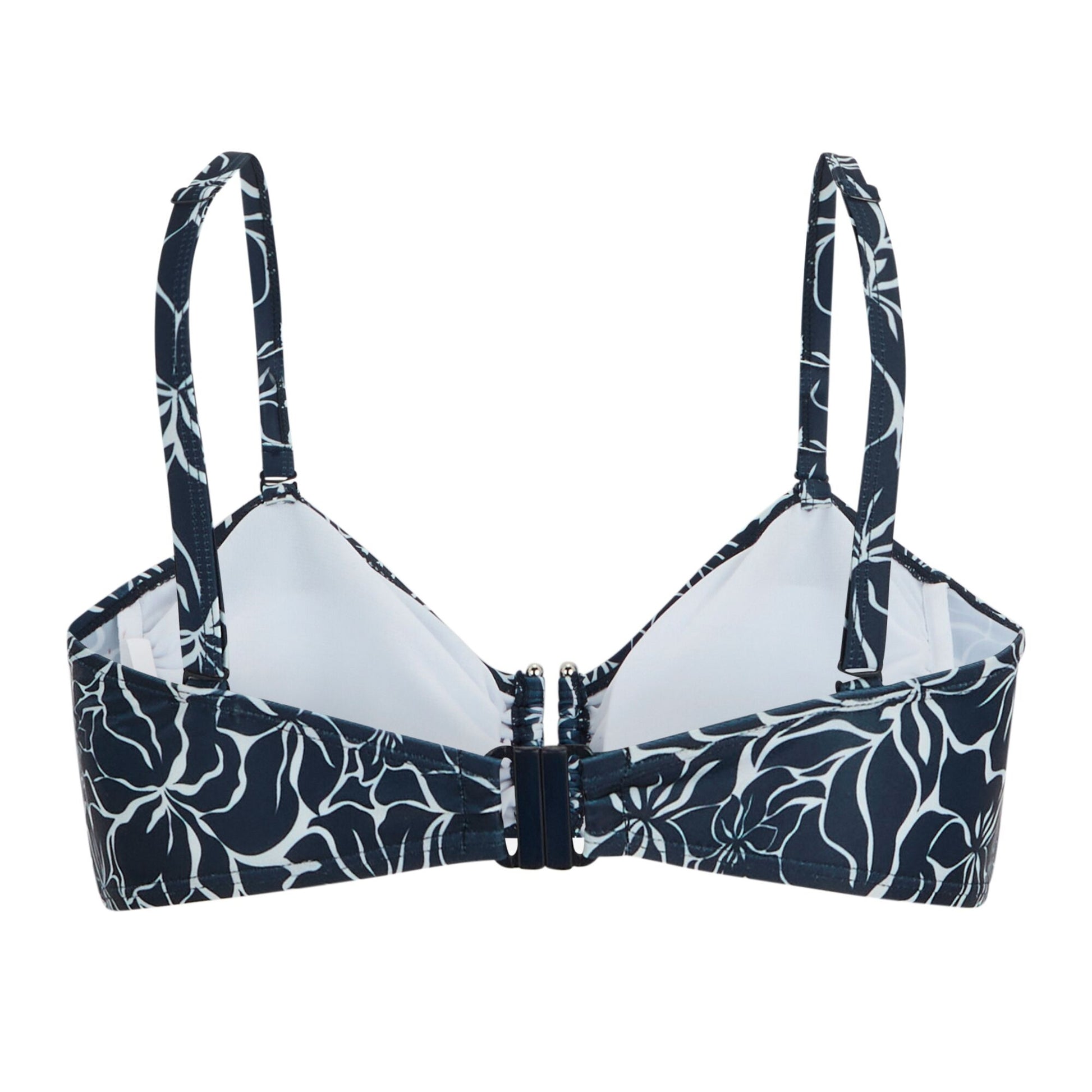Navy - Back - Regatta Womens-Ladies Aceana III Floral Paradise Bikini Top