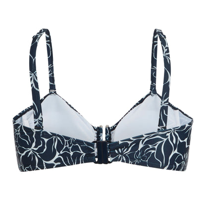 Navy - Back - Regatta Womens-Ladies Aceana III Floral Paradise Bikini Top