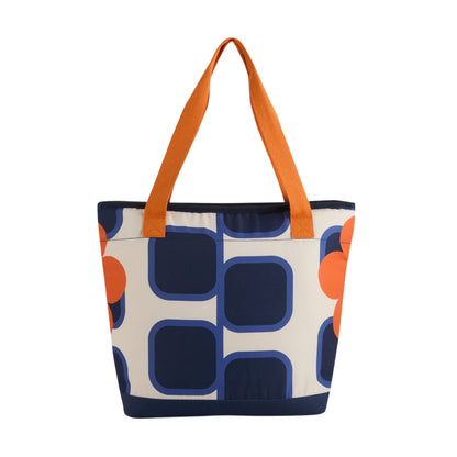 Orange - Back - Regatta Orla Kiely 16L Giant Square Flower Cooler Tote Bag