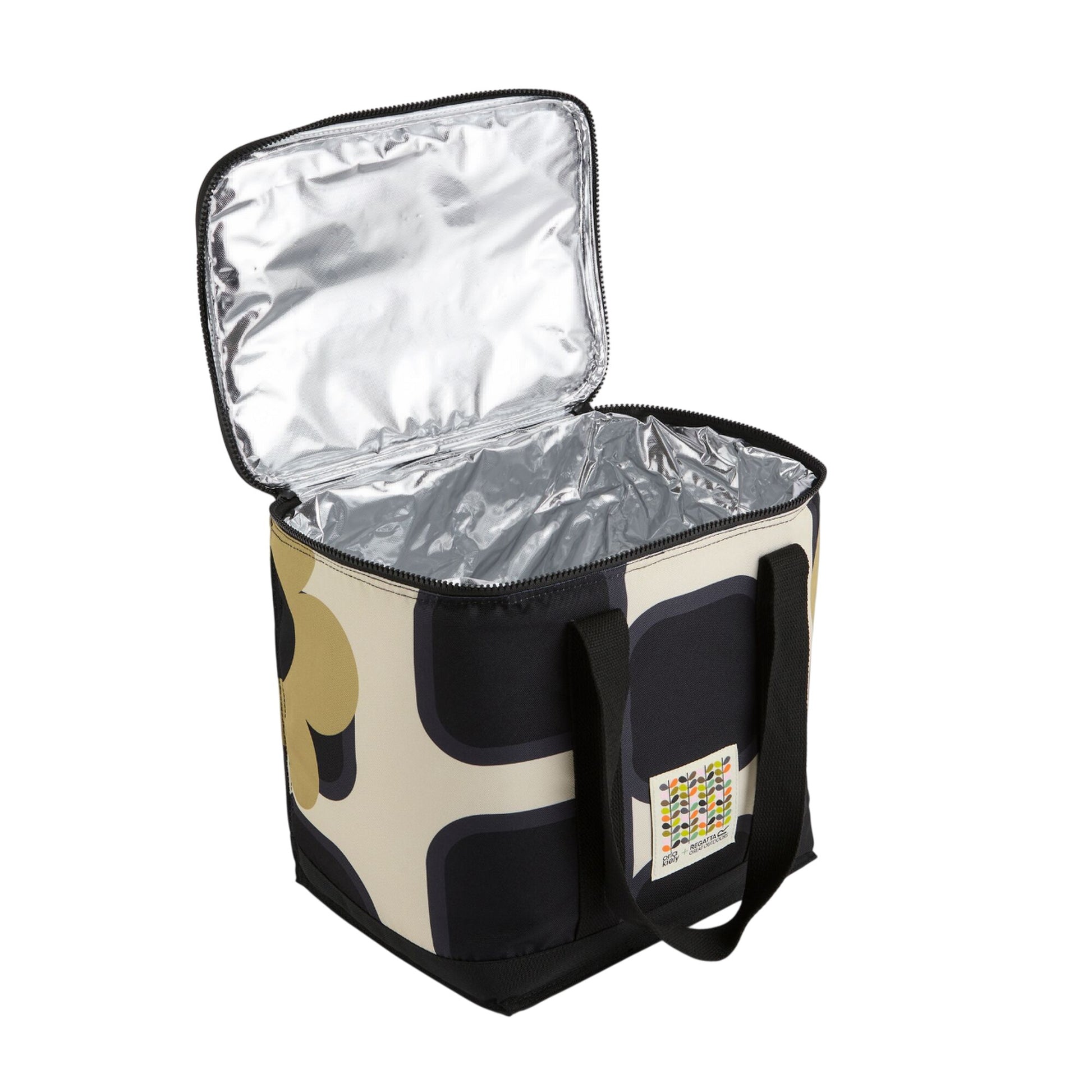 Monochrome - Lifestyle - Regatta Orla Kiely 12L Giant Square Flower Cooler Tote Bag