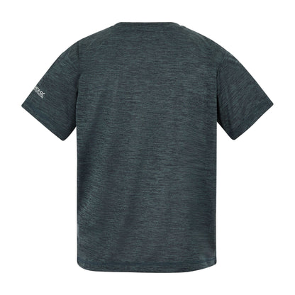 Dark Storm Marl - Back - Regatta Childrens-Kids Alvarado Back Print T-Shirt