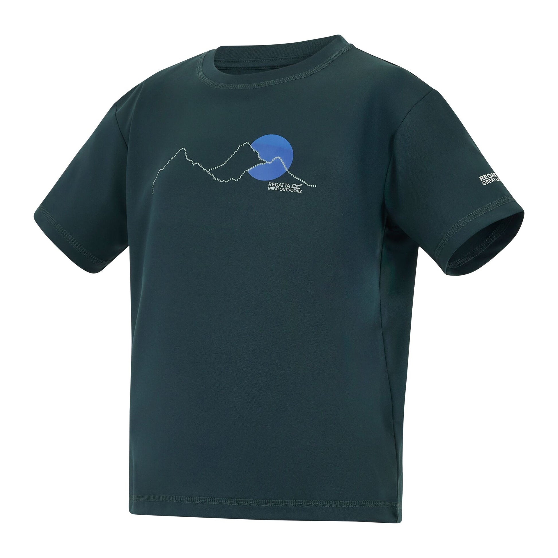 Night Sky - Side - Regatta Childrens-Kids Alvarado Back Print T-Shirt