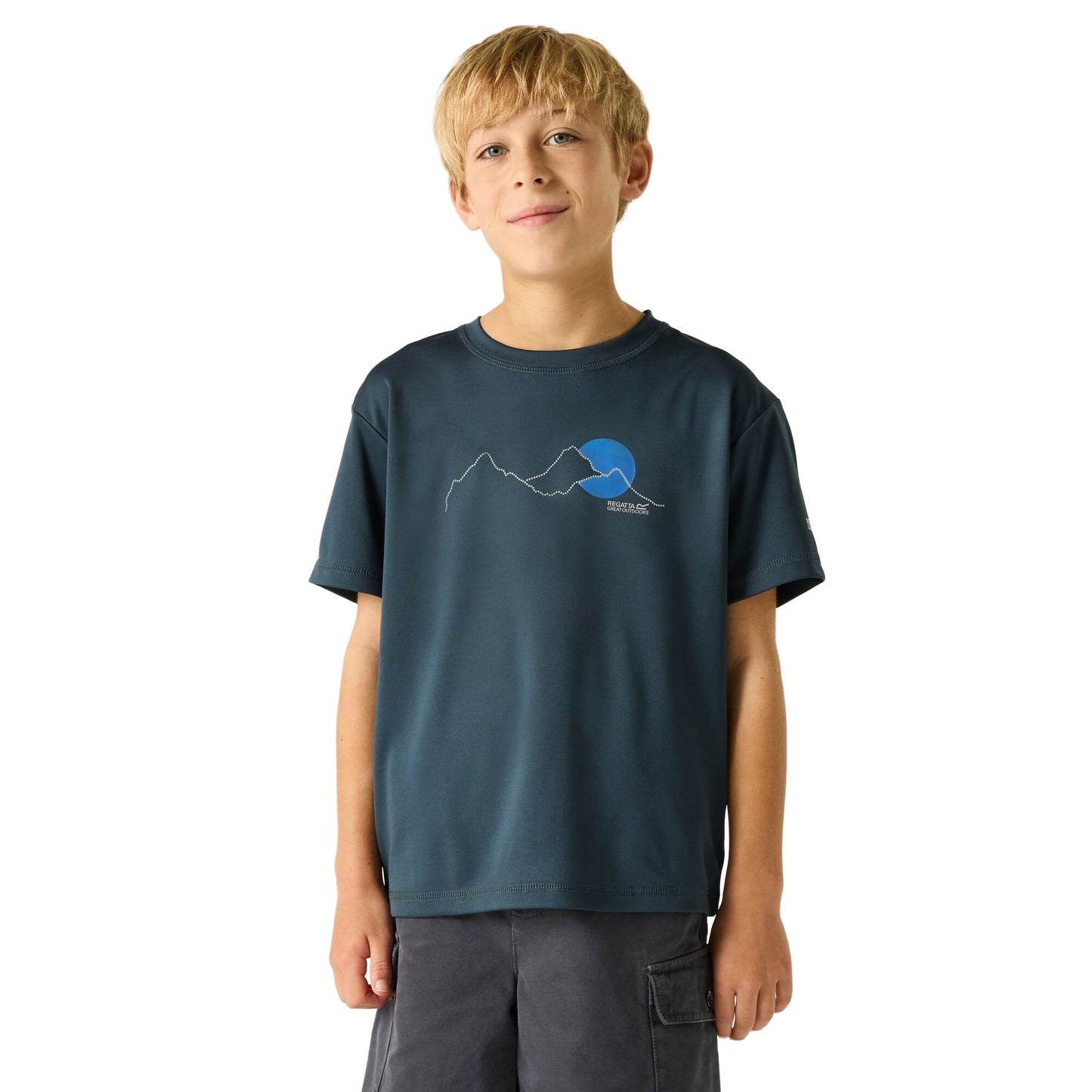 Night Sky - Lifestyle - Regatta Childrens-Kids Alvarado Back Print T-Shirt