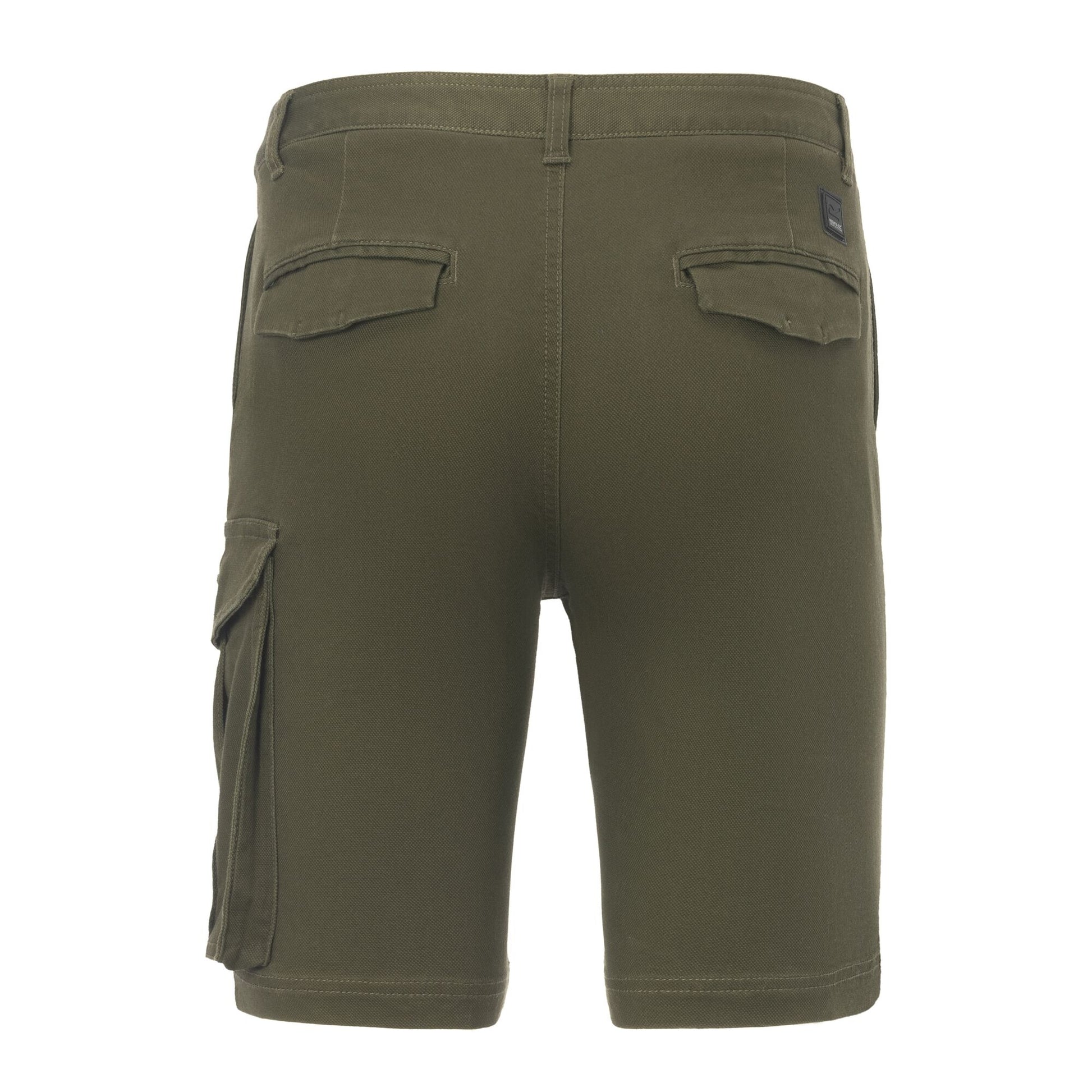 Dark Khaki - Back - Regatta Mens Bendrick Shorts