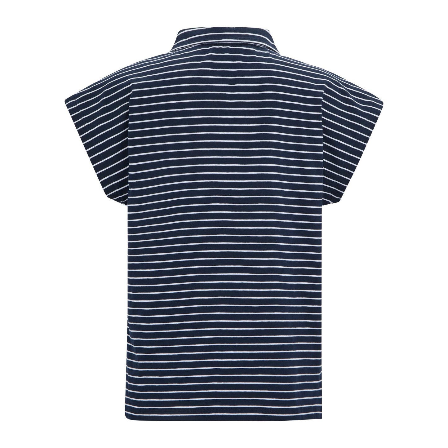 Navy-White - Back - Regatta Womens-Ladies Lorana T-Shirt