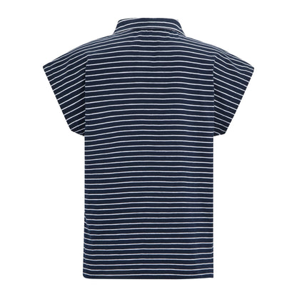 Navy-White - Back - Regatta Womens-Ladies Lorana T-Shirt
