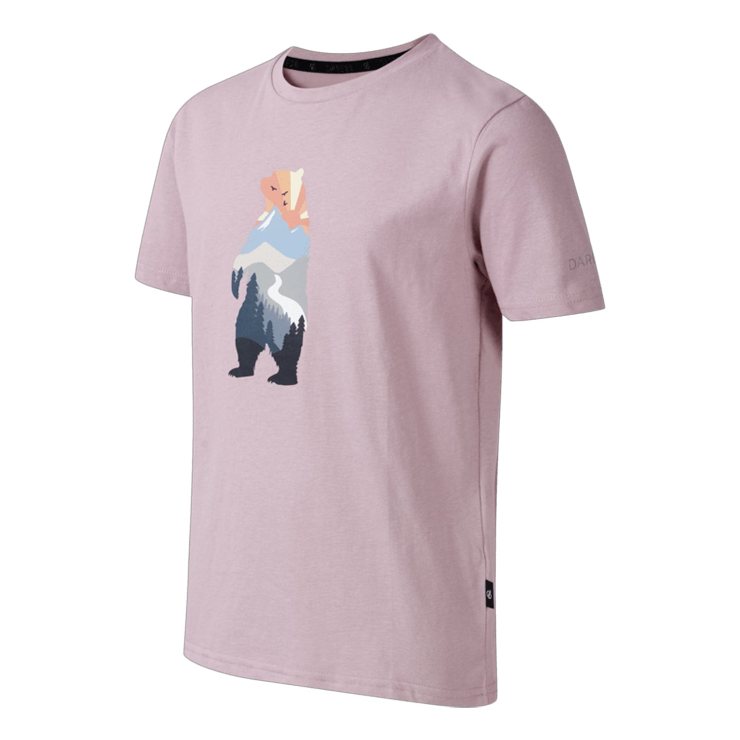 Mauve Shadow - Side - Regatta Childrens-Kids Trailblazer III Bear T-Shirt