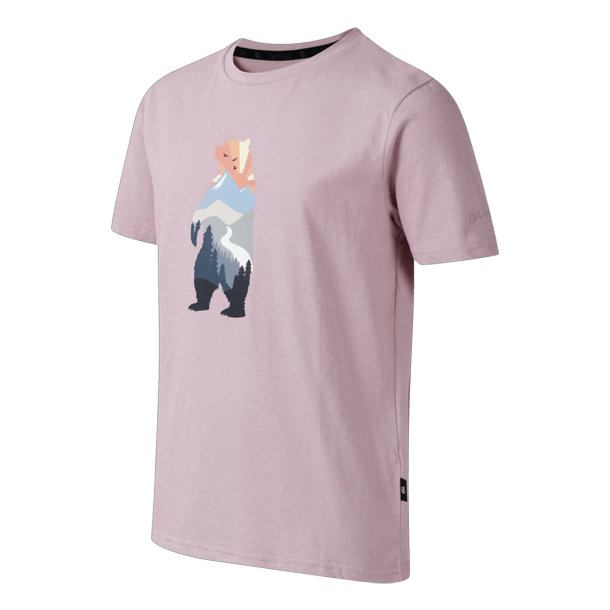 Mauve Shadow - Side - Regatta Childrens-Kids Trailblazer III Bear T-Shirt