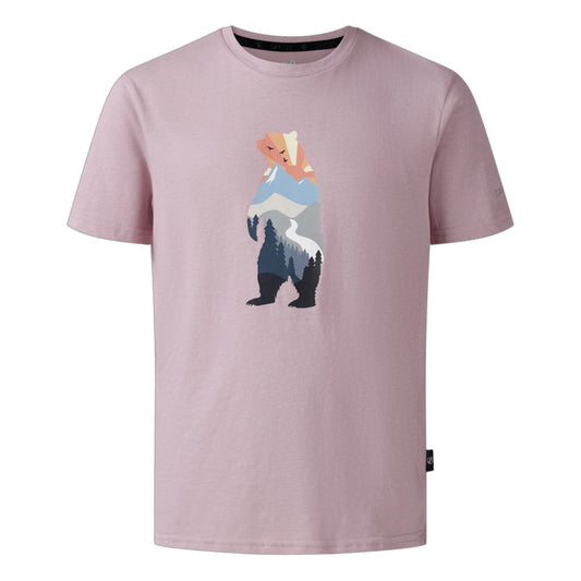 Mauve Shadow - Front - Regatta Childrens-Kids Trailblazer III Bear T-Shirt