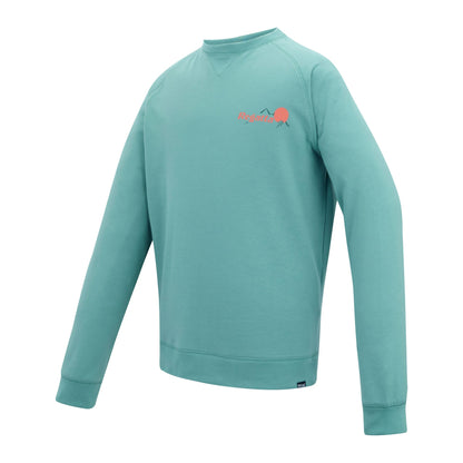 Arctic Green - Side - Regatta Mens Nithsdale Back Print Sweatshirt
